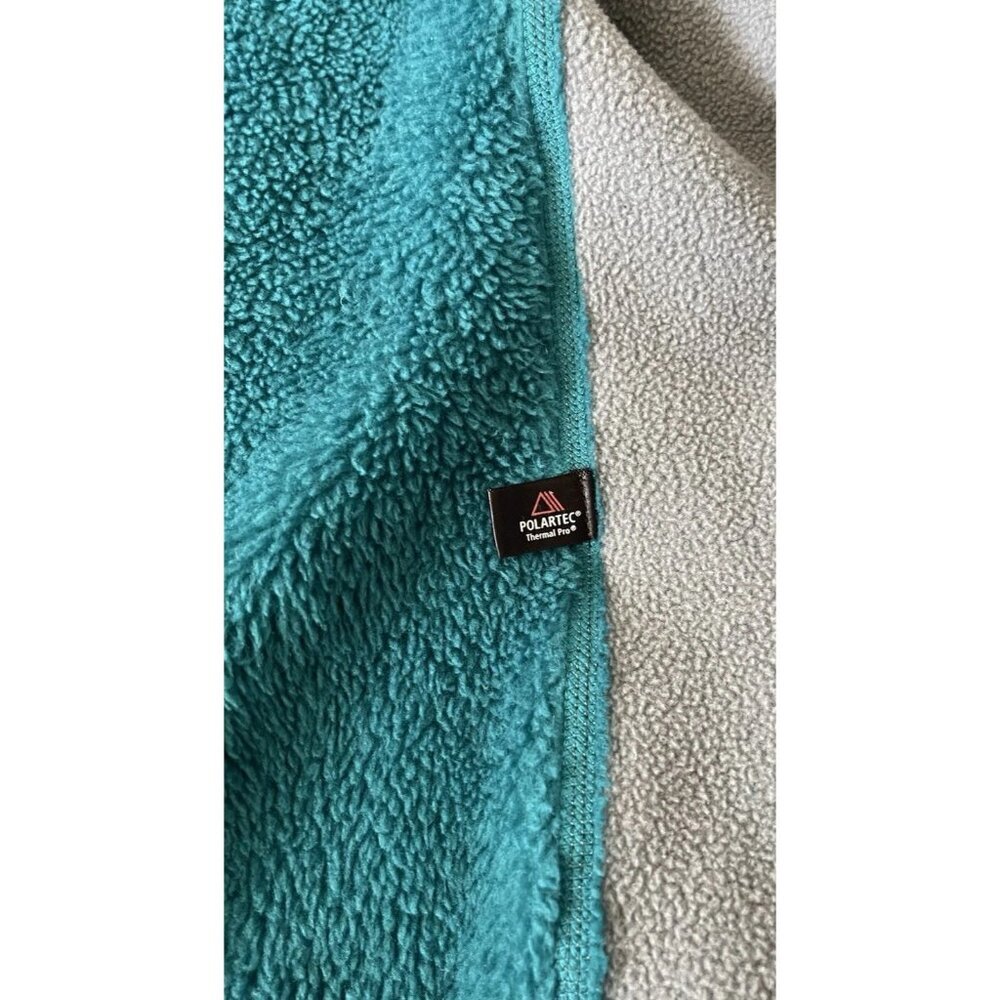 Patagonia Hi Loft R3 Regulator Polartec Hoody Sweater Jacket Womens XS Teal - Picture 16 of 16